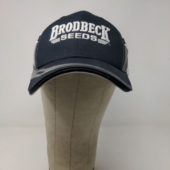 Brodbeck Seeds Men's Strapback Hat Multi OSFA Meshback Embroidered Logo - Picture 2 of 12